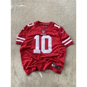 San Francisco 49ers Jersey Mens XL Red NFL Football Garoppolo Nike Dri Fit Shirt